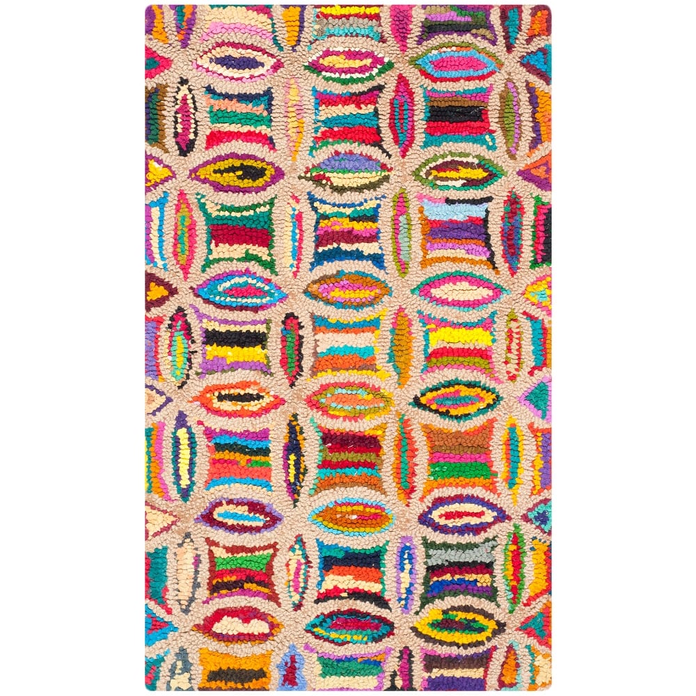 SAFAVIEH Handmade Nantucket Mahaut Contemporary Cotton Rug