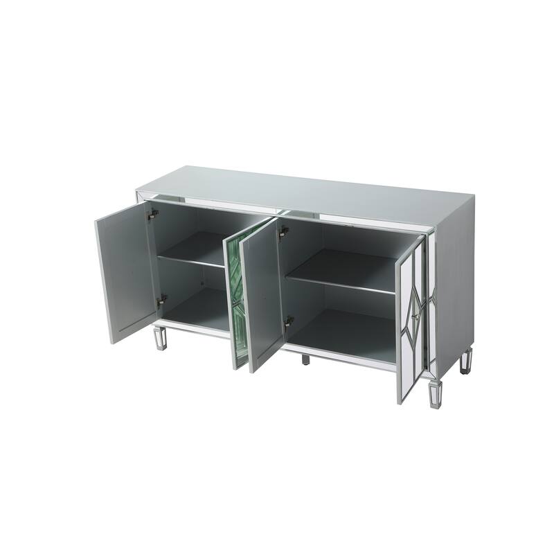 6 Drawer 64" Double Dresser