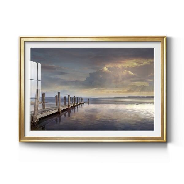 slide 2 of 33, Evening Reflection Premium Framed Print - Ready to Hang 18.5X24.5 - Gold