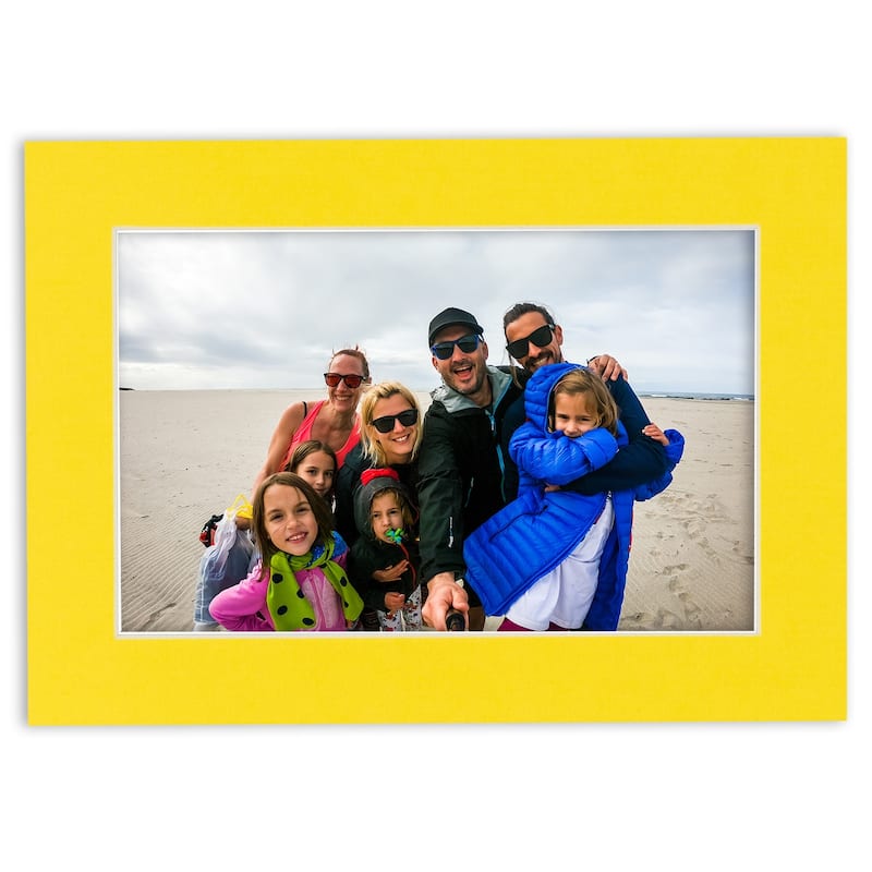 24x36 Mat for 28x40 Frame Precut Mat Board AcidFree Yellow 24x36