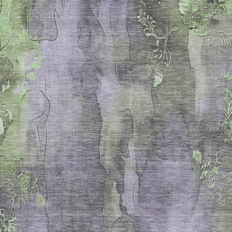 HomeRoots Floral Transitional Rectangle Outdoor Rug