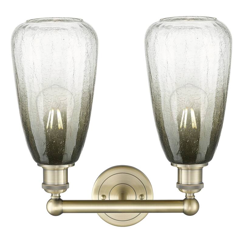 Innovations Lighting Endless Possibilities Edison - Brookhaven Almond - 2 Light 15" Bath Vanity Light