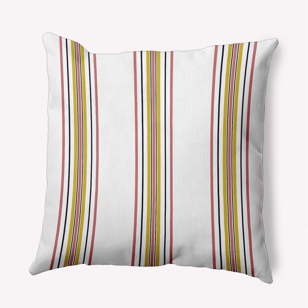 Smart Stripes Indoor/Outdoor Throw Pillow