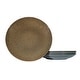 preview thumbnail 1 of 1, Red Vanilla Art Brown Salad Plate Set of 4