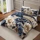 preview thumbnail 7 of 10, Bebejan English Manor 100% Cotton Sateen 5 Piece Reversible Comforter Set