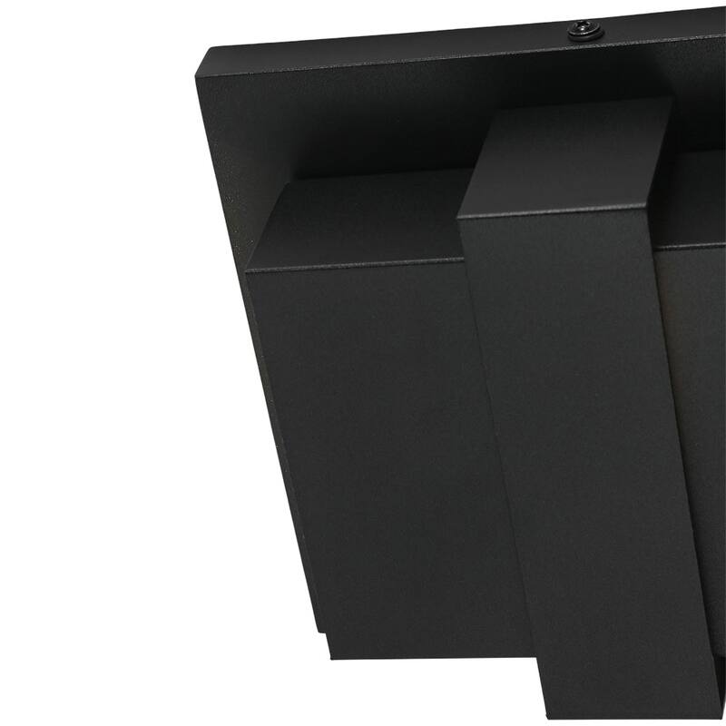 Dimmable LED Layered Square Casing Exterior Wall Sconce - 7.0 in