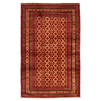 Teimani Beige Rug 3'10" x 6'3" - 3'10 x 6'3