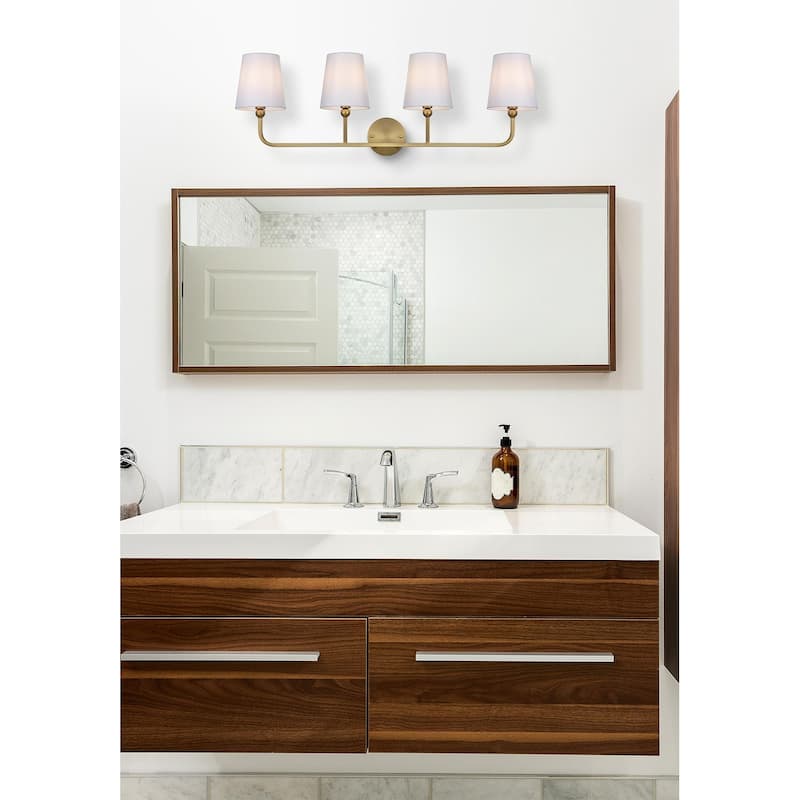Elegant Lighting LD7322W36 Senna 4 Light 36" Wide Vanity Light