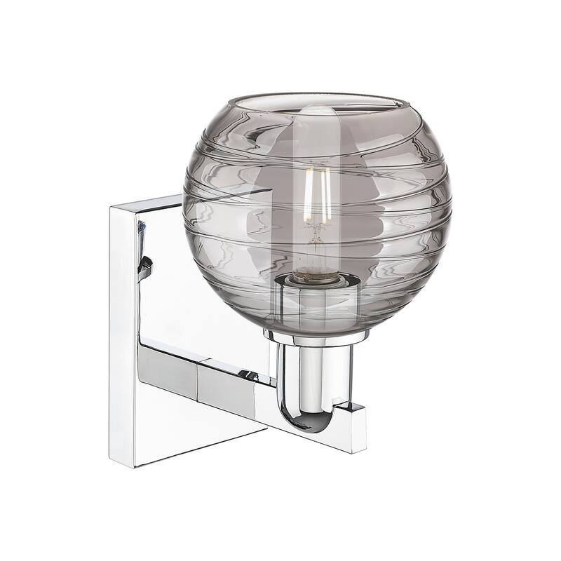 Innovations Lighting Downtown Urban - Athens Deco Swirl - 1 Light 6" Wall-mounted Sconce