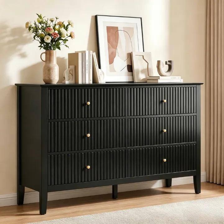 Black Double Dresser, 37 - 48 in Dressers - Overstock