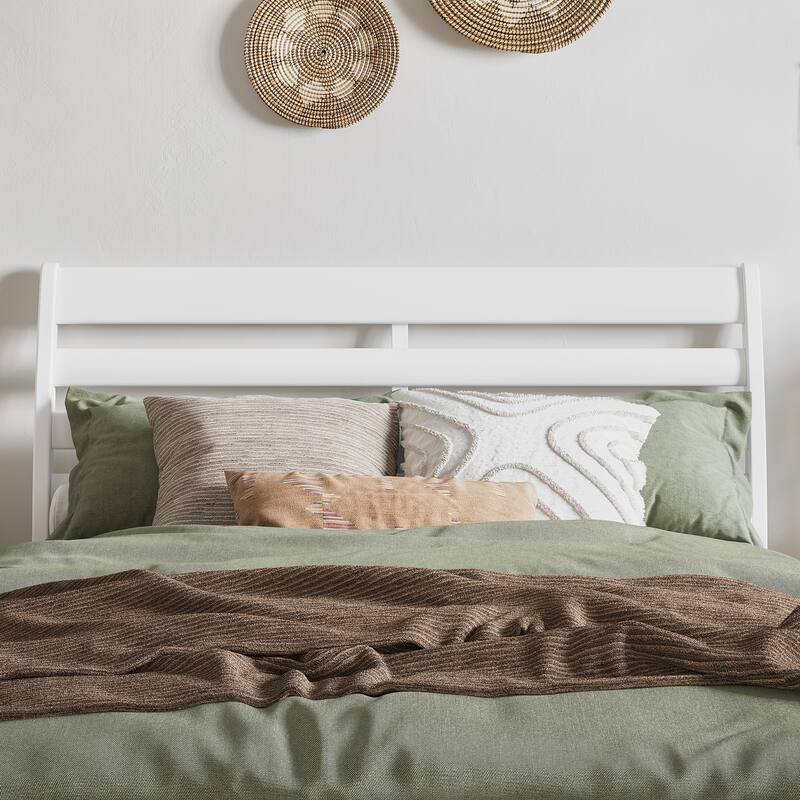 Savannah Solid Wood Headboard with Attachable Charger