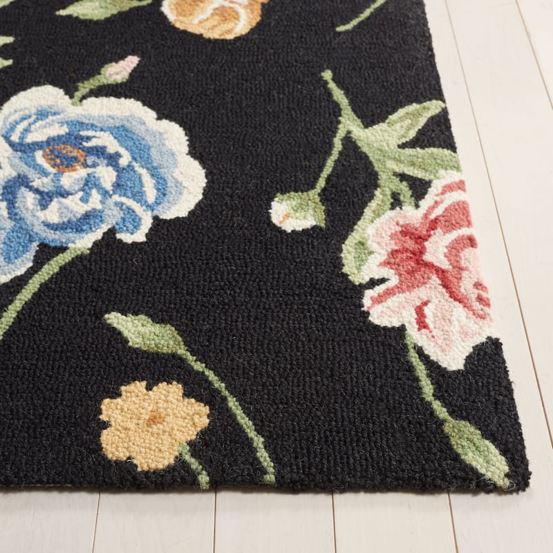 SAFAVIEH Handmade Chelsea Bloomery French Country Floral Wool Rug