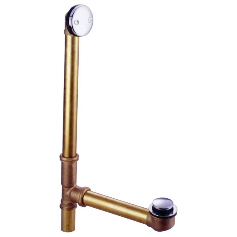 Kingston Brass Made To Match Tip-Toe Tub Waste and Overflow, 20 Gauge - Polished Chrome