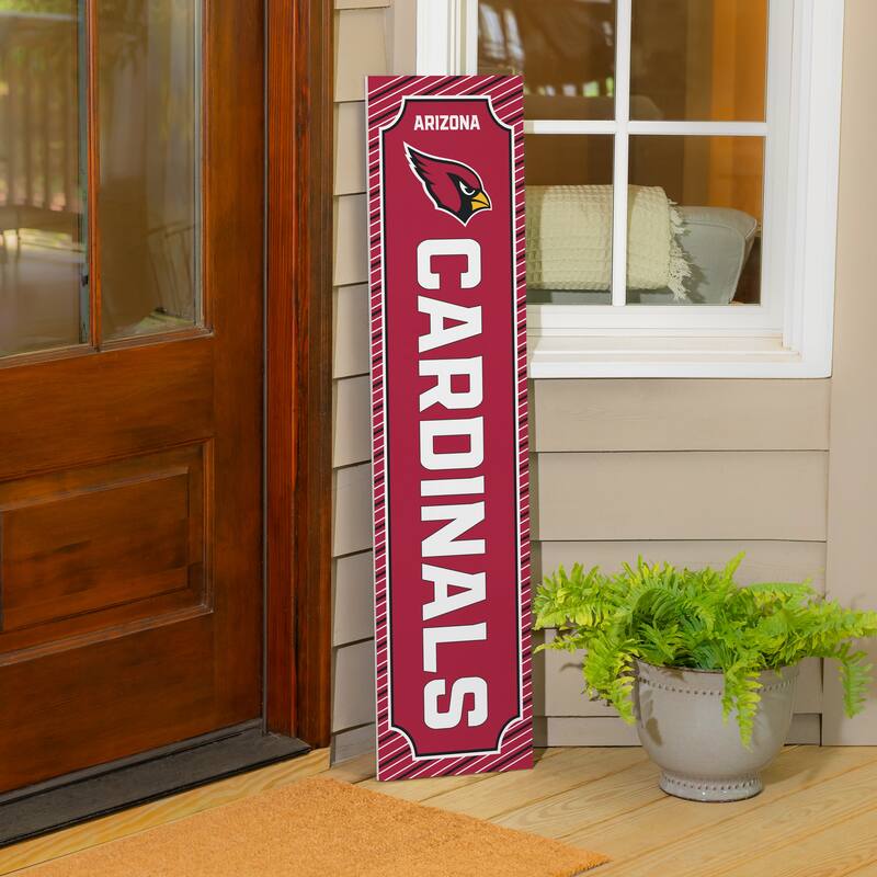 47" Double Sided Seasonal Porch Leaner, Arizona Cardinals - 47" x 11.25"