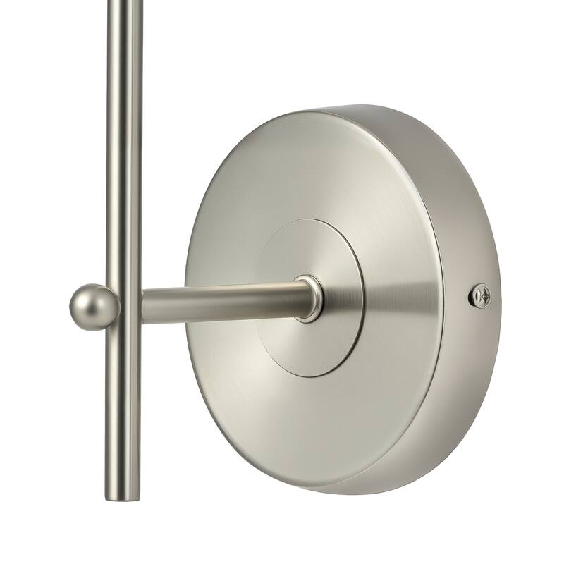 1-Light Dimmable Wallchiere Plug-in Armed Wall Sconce Vanity Light
