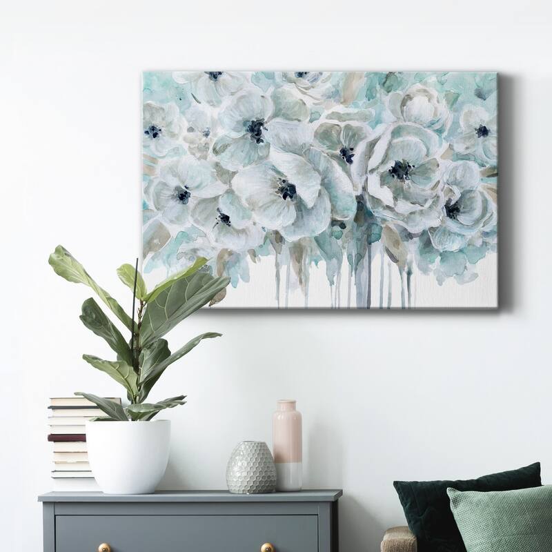 Teal Harmony II Premium Gallery Wrapped Canvas - Ready to Hang