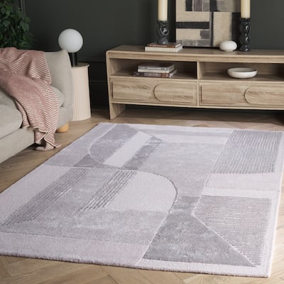 SAFAVIEH Handmade Fifth Avenue Lisbet Mid-Century Modern Viscose Rug