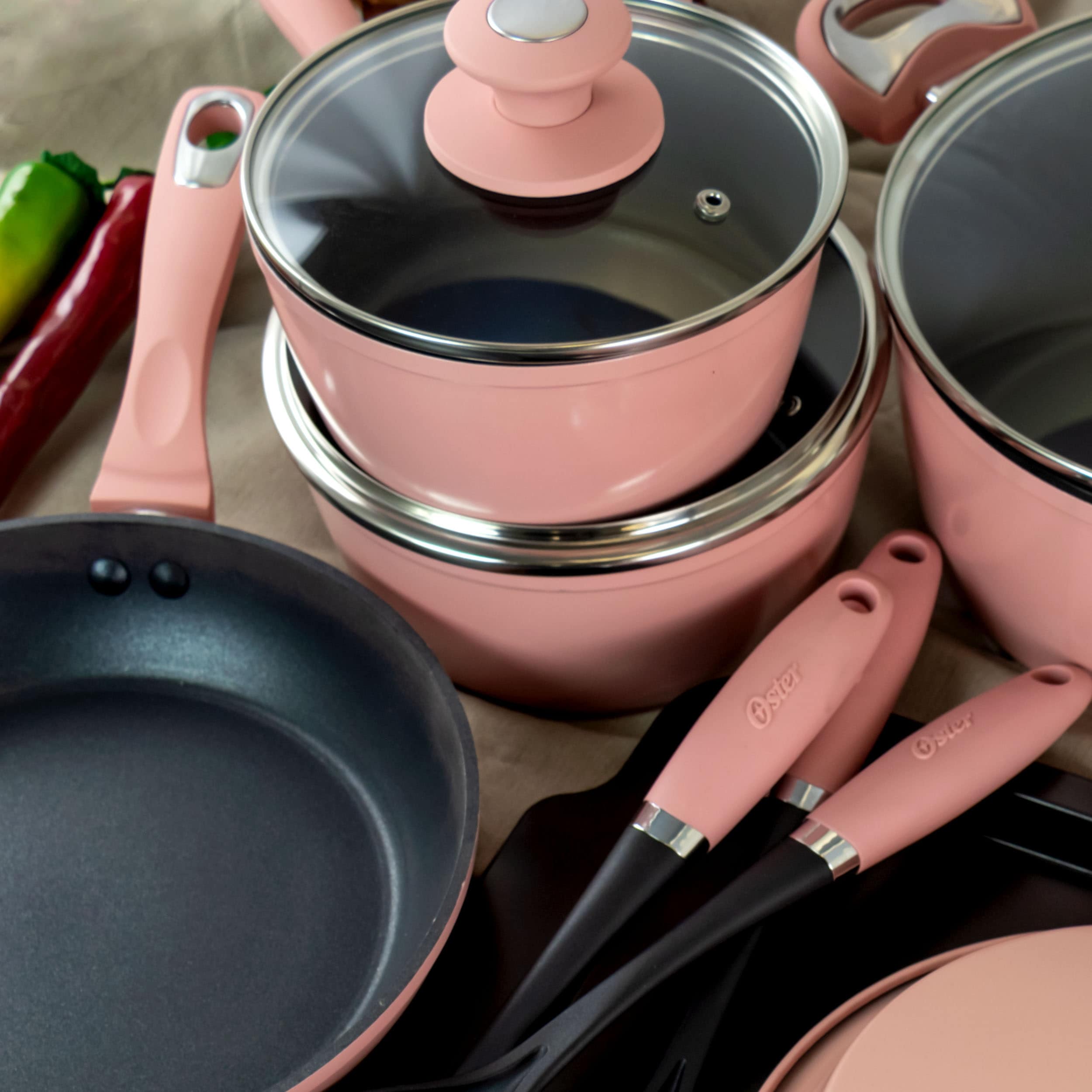 12 Pc Pots and Pans Set Nonstick Kitchen Cookware Sets, Dutch Oven Set,  with Lids, Induction Cookware Dishwasher Safe - Bed Bath & Beyond - 39589678