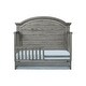 preview thumbnail 9 of 8, Foundry 56" Wide Arch Top Convertible Crib, Brushed Pewter