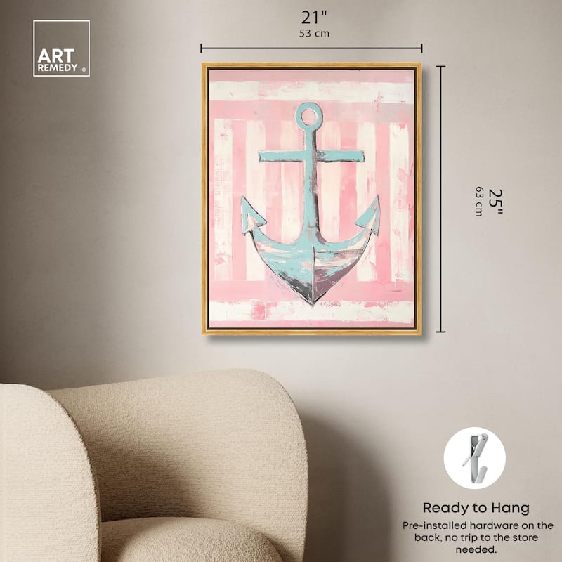 Sea Anchor Canvas by Art Remedy