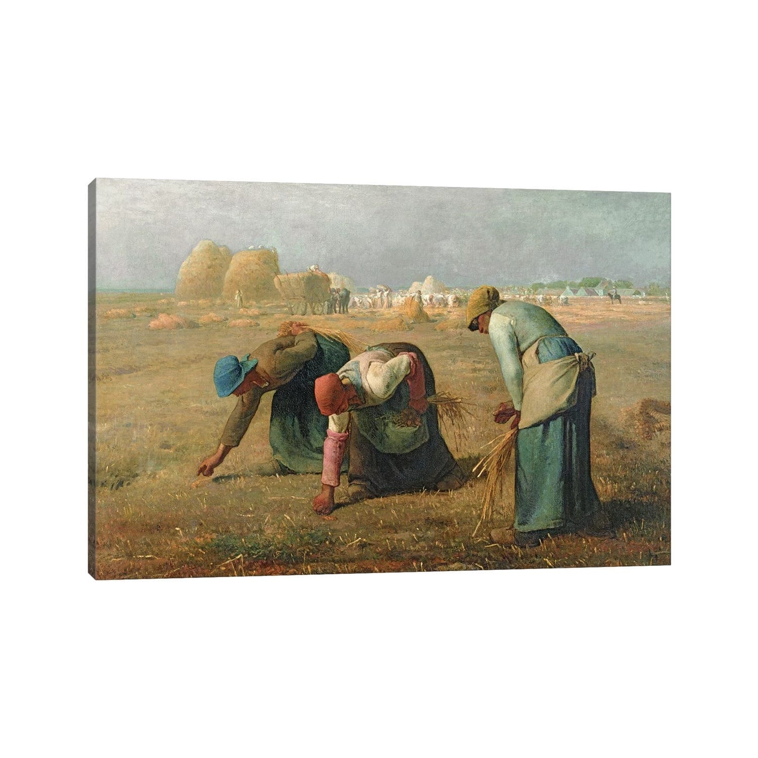 iCanvas "The Gleaners, 1857 " by Jean-Francois Millet Canvas Print