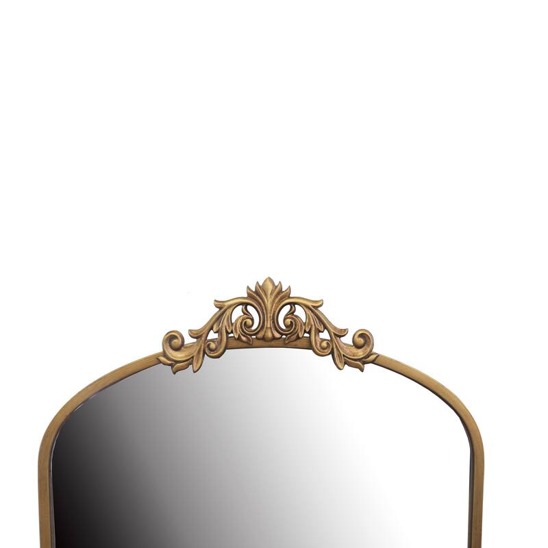 Classic Antique Arched Mirror Hanging or Leaning Against Wall