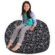 preview thumbnail 37 of 187, Kids Bean Bag Chair Cover Stuffed Animal Storage or Toy Organizer