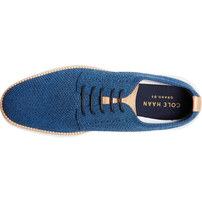 cole haan grandmøtion navy stitchlite lace ups