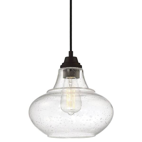 slide 2 of 12, Bellevue Single Light 10" Wide Pendant Oil Rubbed Bronze