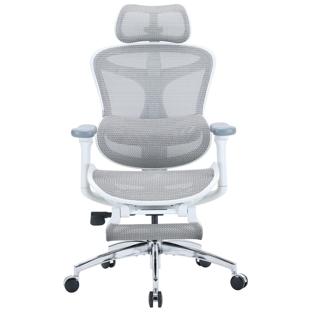 SIHOO C300 Computer Chair with Footrest, Gaming Chair with Soft 4D Armrests, Dynamic Lumbar Support and Swivel Office Chair