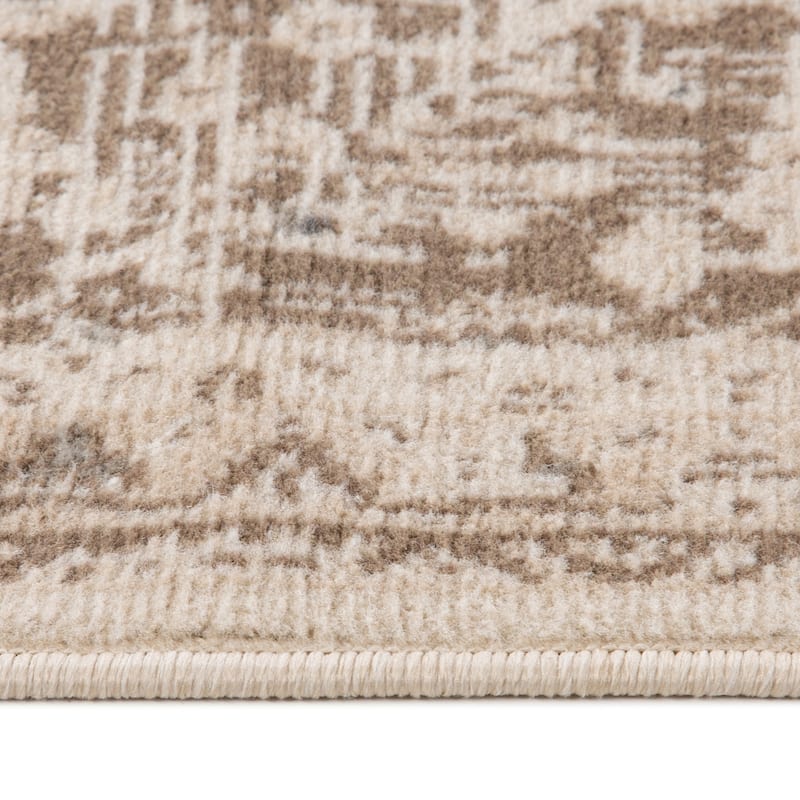 Alana Imara Light Cream Medallion Area Rug