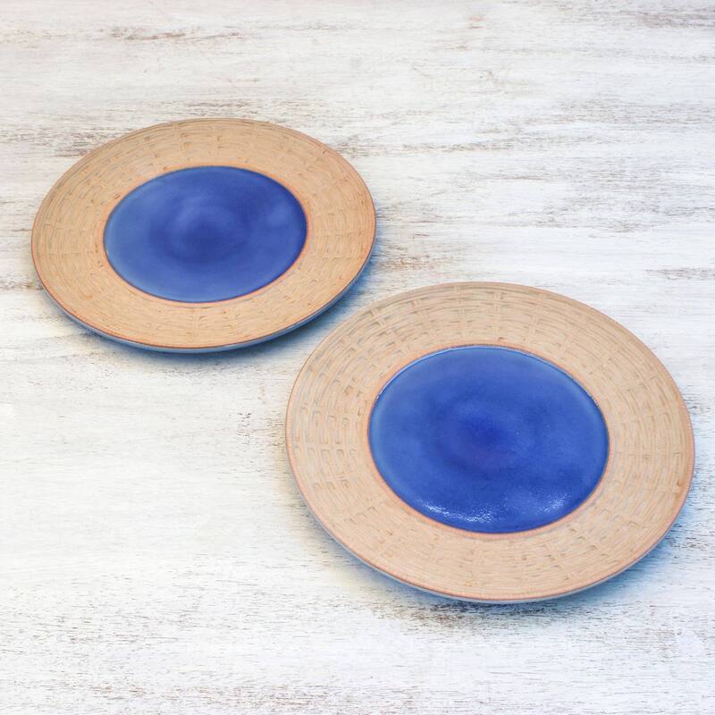 Handmade Country Meal Ceramic plates (Thailand)