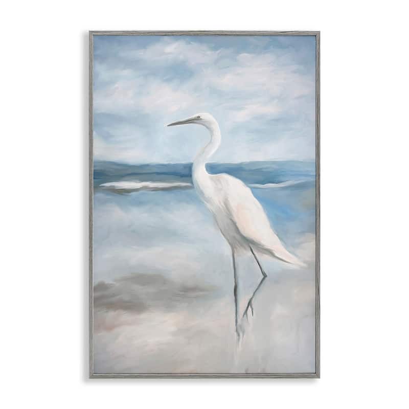 Stupell Elegant Kingdom of Herons Framed Giclee Art Design By Ramona Murdock - 20 x 30 - Grey