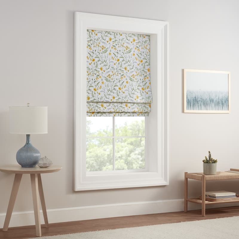 Eclipse Evangeline Botanical 100% Blackout Cordless Roman Shade
