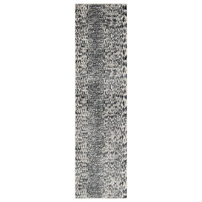 Nikki Chu Kimball Animal Area Rug - 2' 2" x 8' - Dark Blue/Ivory - Runner