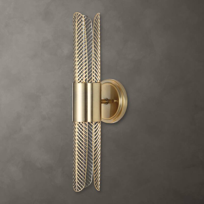 Uttermost 22587 Cret 2 Light 19" Tall Wall Sconce