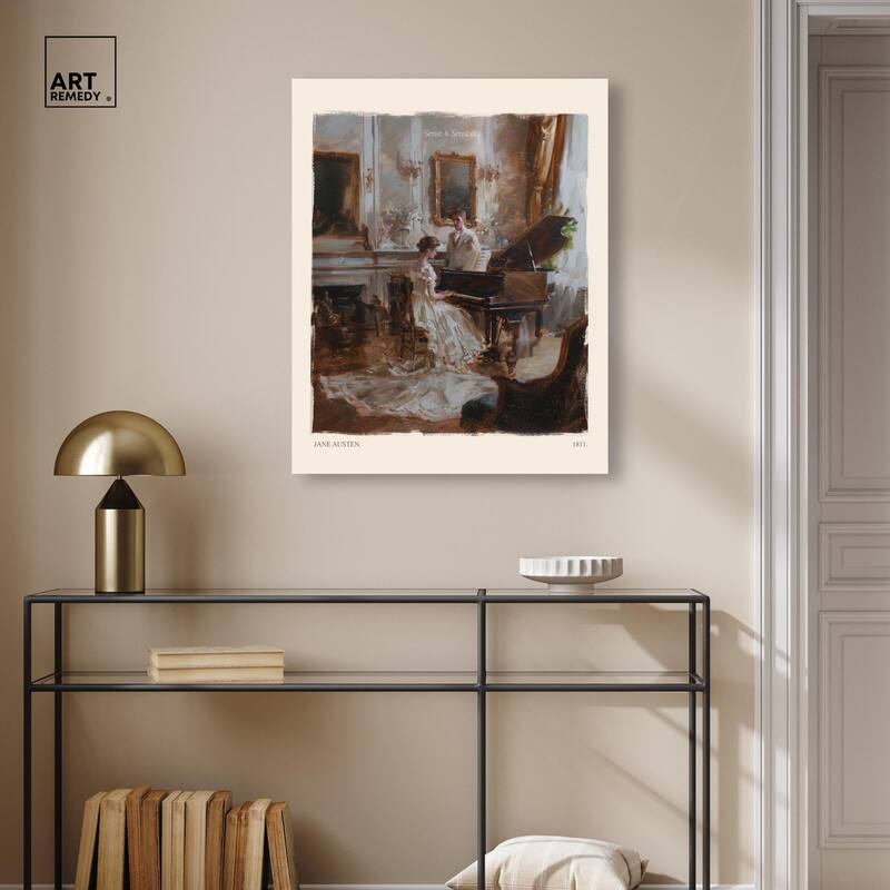 Sense and Sensibility Scene Canvas by Art Remedy, Gallery Wrapped