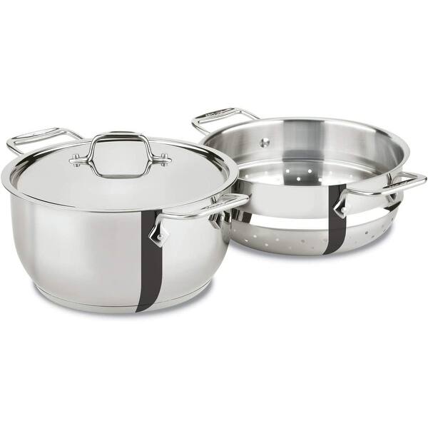 Specialty Stainless Steel 3 Piece Cookware Set with Lid 5 Quart