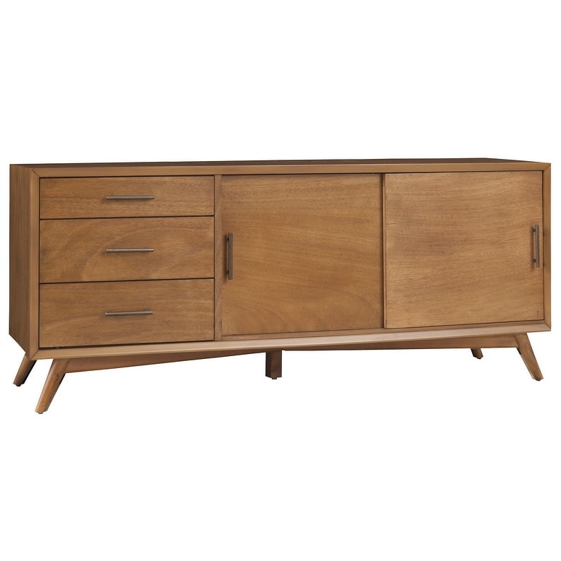 Flair 64" Acorn Mid Century Mod TV Console - 27" x 64" x 19"