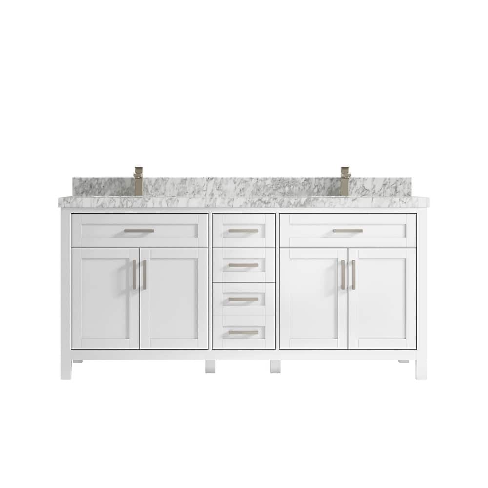 Willow Collections 72 in. W x 22 in. D Double Sink Bathroom Vanity with Countertop