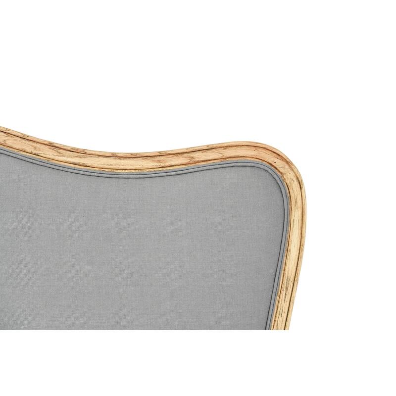 Oak & Linen Headboard