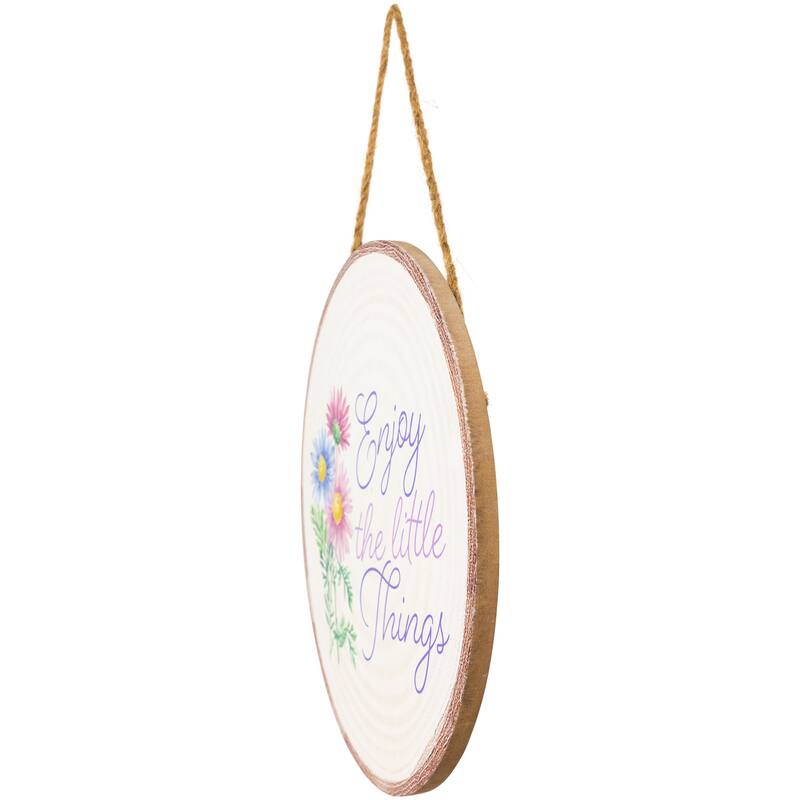 Springtime Floral Hanging Wall Signs - 9.75" - Set of 3