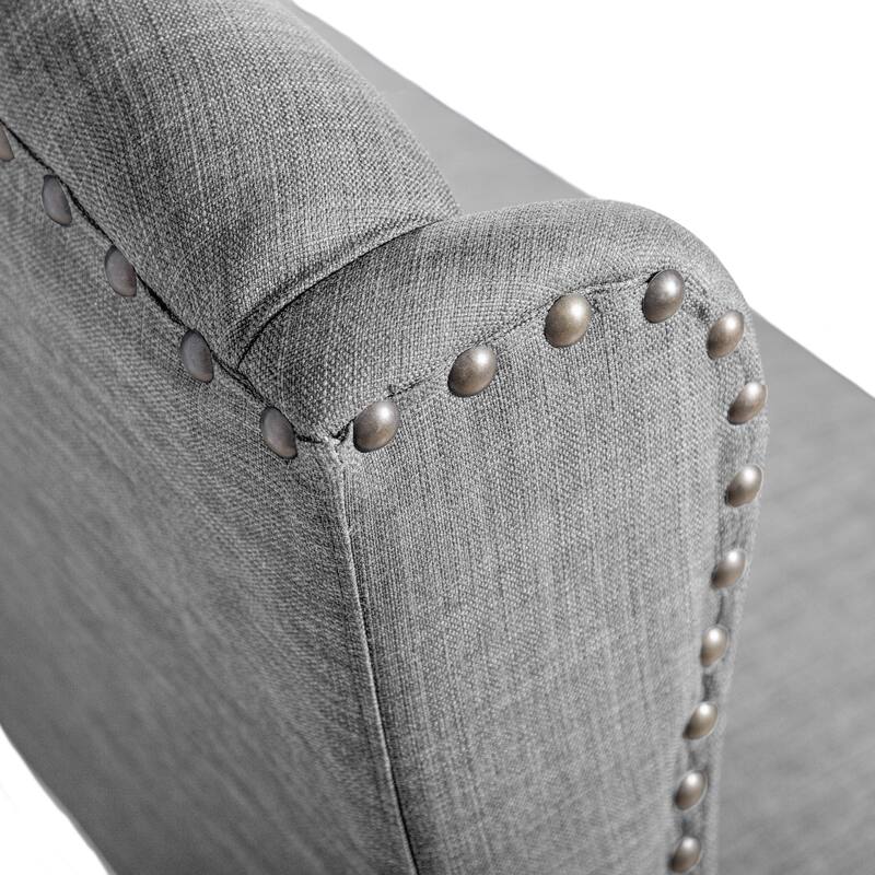 DH LUX Traditional Button-Tufted Set of 2 Dining Chairs by Denhour