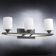 preview thumbnail 4 of 5, Luxury Mid-Century Modern Bathroom Vanity Light, 7.875"H x 23.625"W, with Art Deco Style, Charcoal Finish by Urban Ambiance