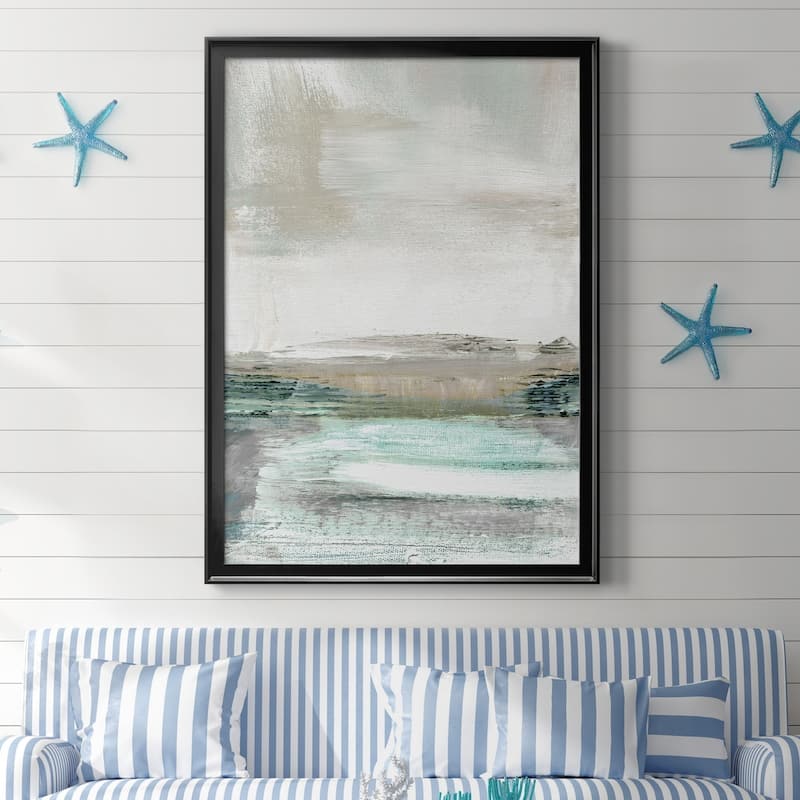 Summer Teal I Premium Framed Print - Ready to Hang