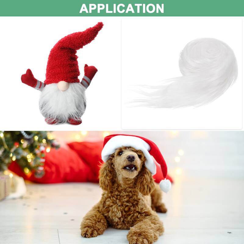 Faux Fur Fabric Precut Strips, for DIY Crafts Christmas