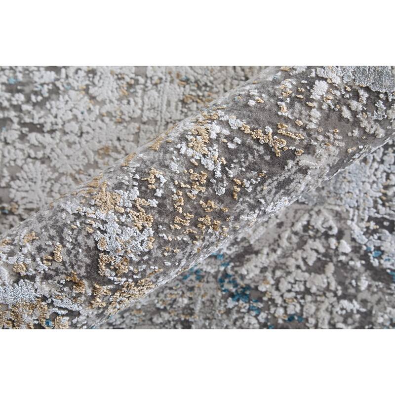 Grand Bazaar Lindstra Machine Made Abstract Modern Area Rug