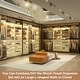 preview thumbnail 4 of 7, Set of 2 Closet System with Wooden Drawers and Hanging Rods, Closet Organizer with Adjustable Storage Shelves