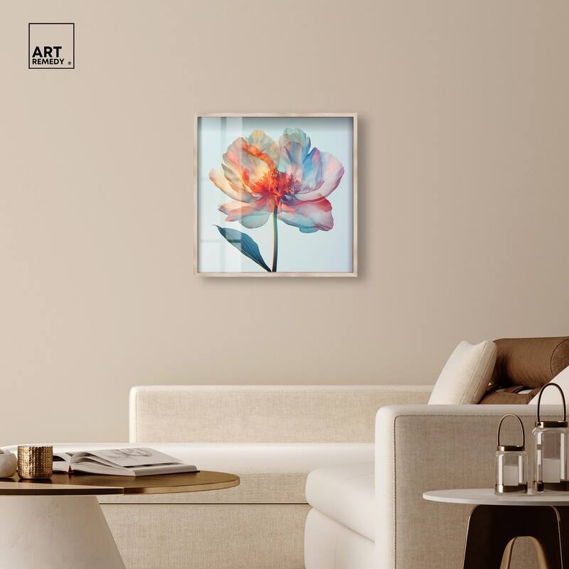 Peony Phases Shadowbox by Art Remedy