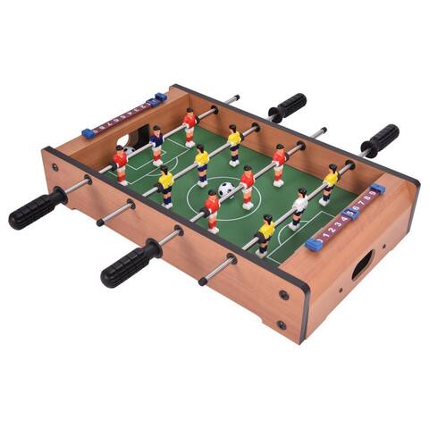20 Inch Indoor Competition Game Soccer Table - Red, yellow - 20" x 12" x 4" (L x W x H)